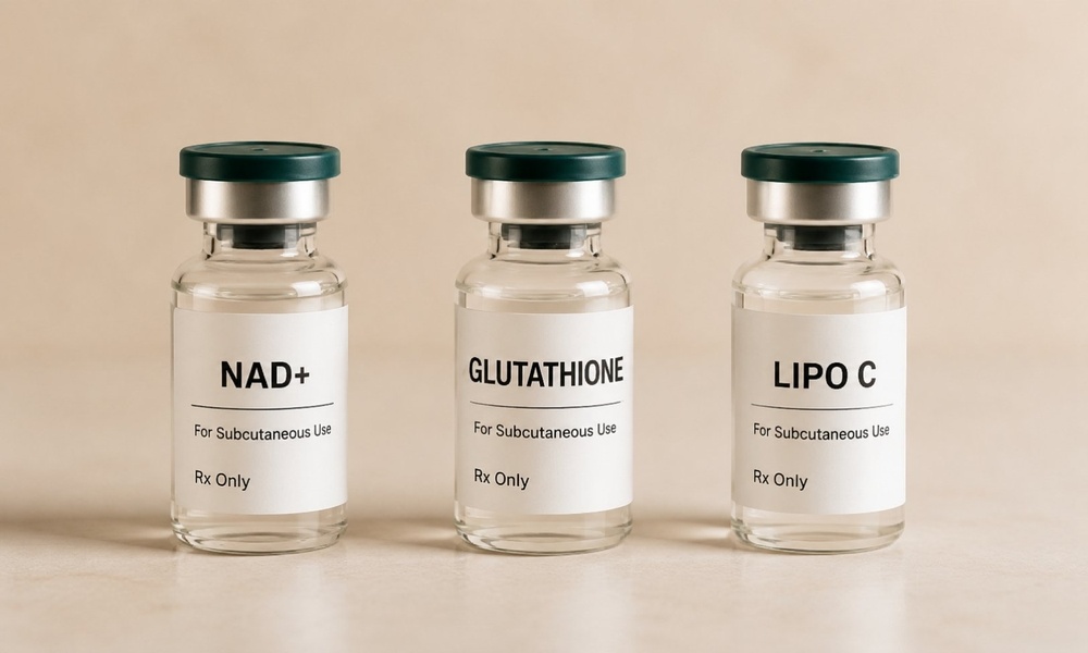 Cellular Wellness Bundle — NAD+, glutathione and Lipo-C vials