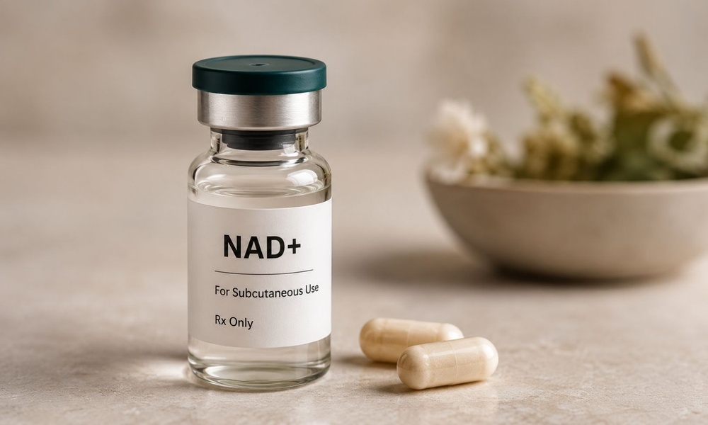 NAD+ injection vial for cellular energy