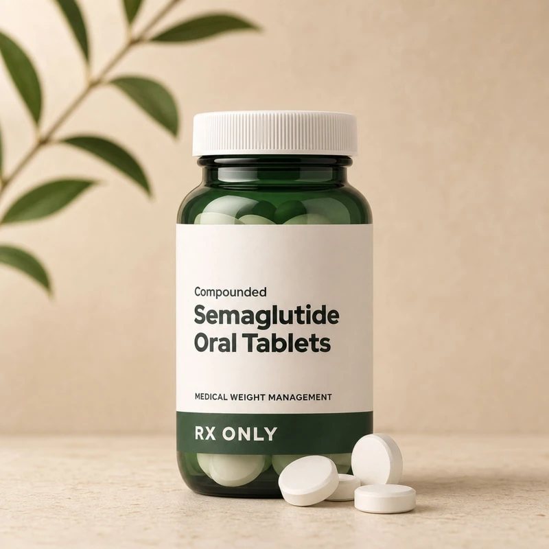 Compounded semaglutide oral tablets — needle-free GLP-1